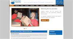 Desktop Screenshot of capstonelogistics.com